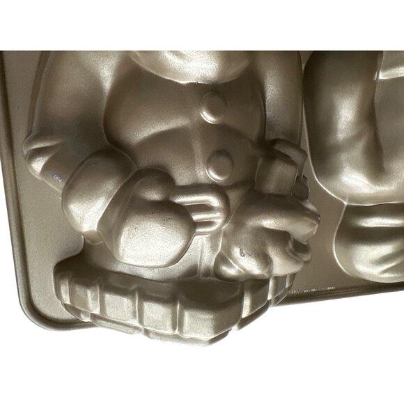 Nordic Ware William-Sonoma SANTA CLAUSE 3-D Mold Pan Odin 10 Cup Vintage - Picture 8 of 8